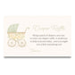 Vintage Sage & Ivory Carriage Diaper Raffle Tickets