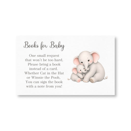 Little Peanut Neutral Bring a Book Card