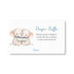 Little Peanut Twin Boy Diaper Raffle Ticket