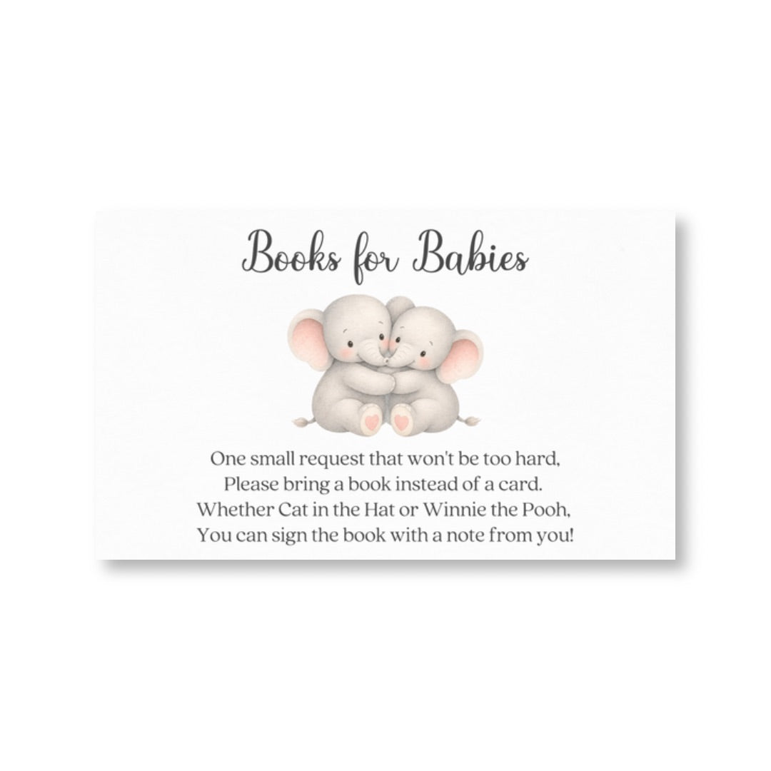 Little Peanut Twin Neutral Bring a Book Card