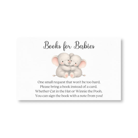 Little Peanut Twin Neutral Bring a Book Card