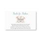 Little Peanut Twin Boy Bring a Book Card