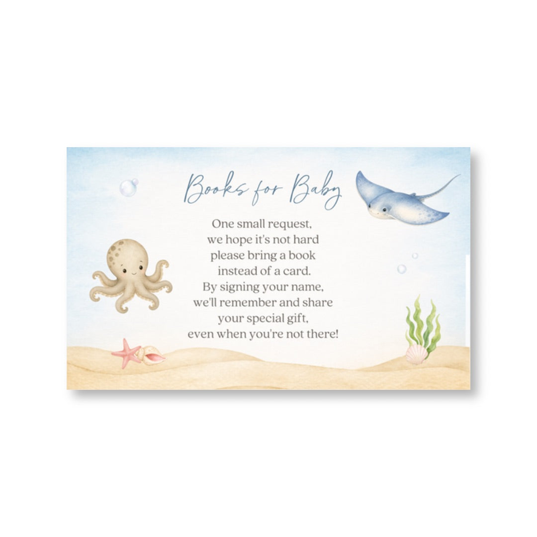 Sea you Soon Bring a Book Card