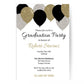 Balloon Graduation Invitation
