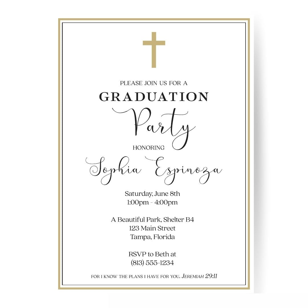 Christian Graduation Party 2026 Announcement