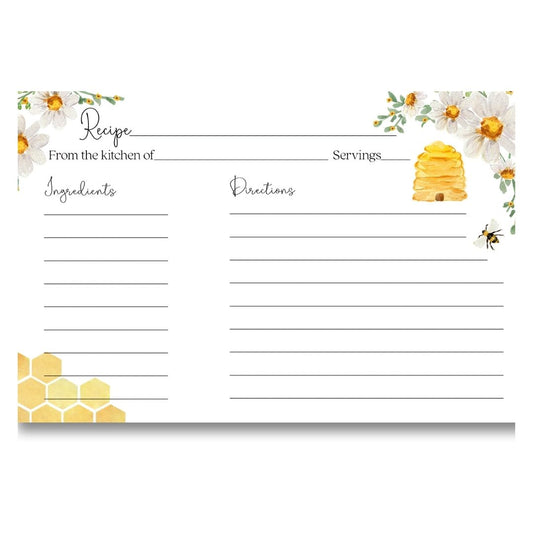 Bride to Bee Recipe Card