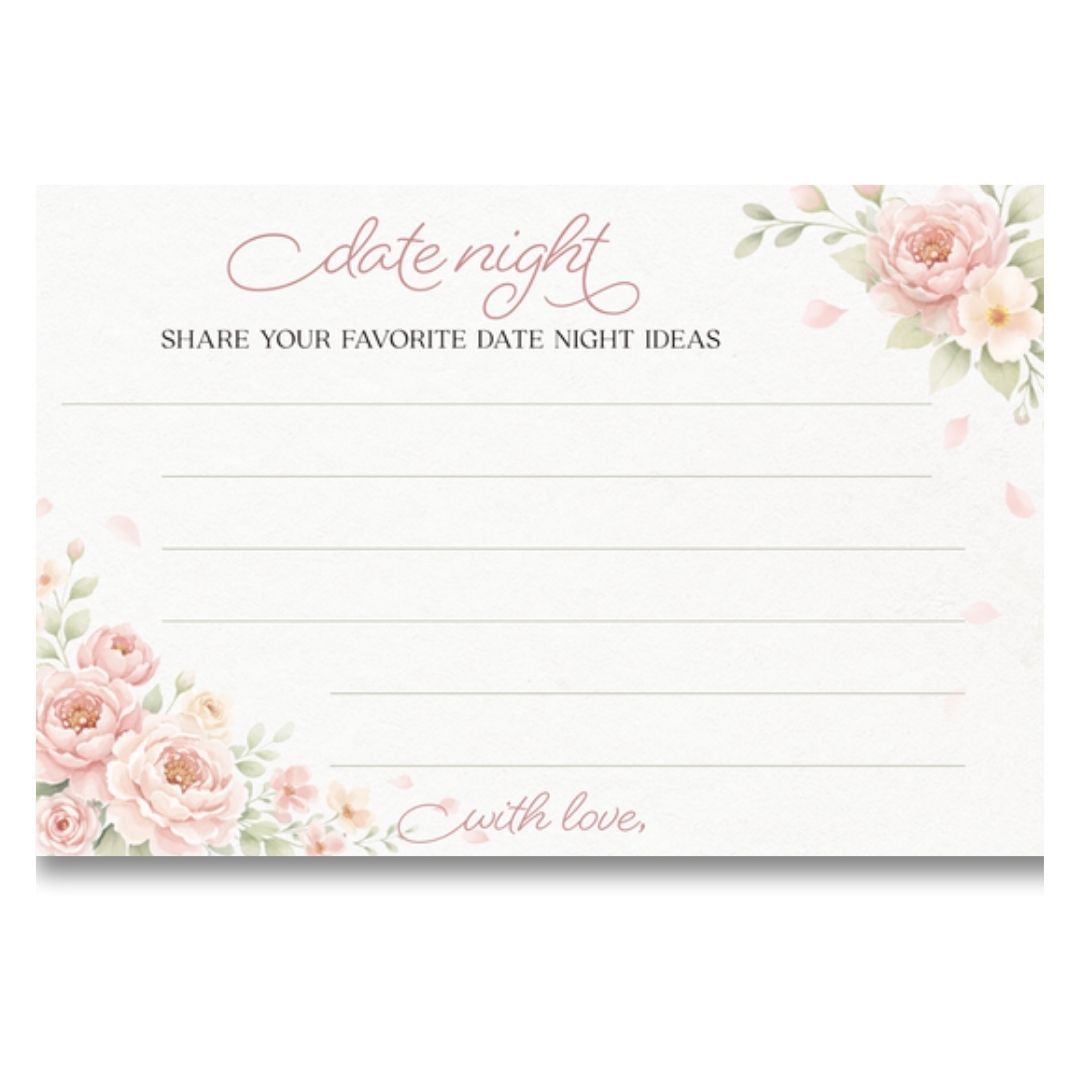 Petals & Prosecco Date Night Cards