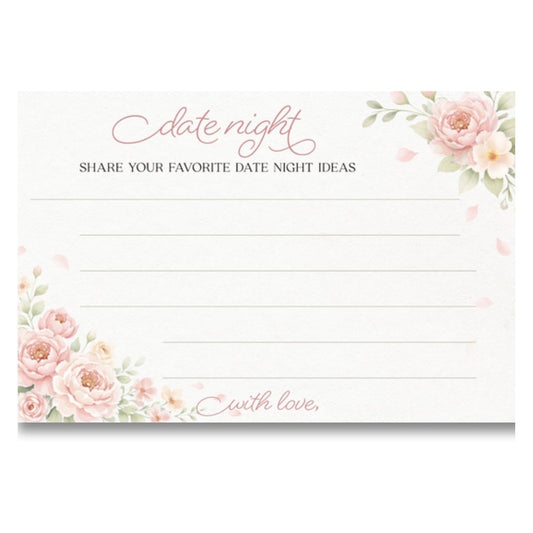 Petals & Prosecco Date Night Cards