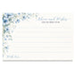 Blooming Corners Something Blue Advice Cards