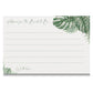 Tropical Bridal Shower Advice Cards
