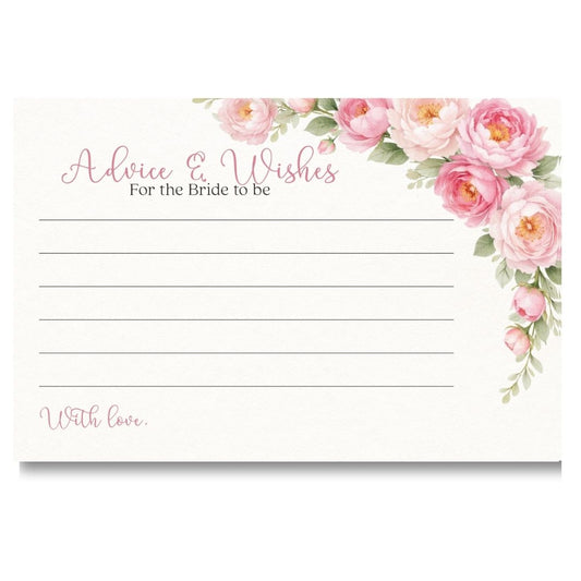 Peonies In Bloom Advice Cards