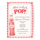 She's Ready to Pop Baby Shower Invitation