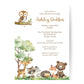 Forest Friends Baby Shower Invitation