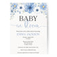Baby in Bloom Boy Baby Shower Invitation