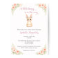 Bunny Baby Shower Invitation