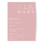 Hello Baby Baby Shower Invitation