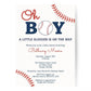 Baseball Baby Shower Invitation