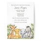 Jungle Safari Baby Shower Invitation