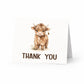 Highland Cow Thank You Cards