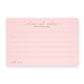 Bridal Gown Advice Card