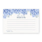 Hydrangea Advice Card