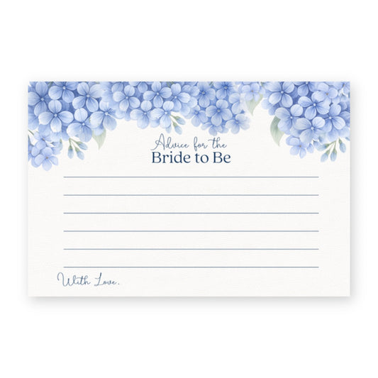 Hydrangea Advice Card