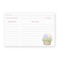 She's Fresh off the Market Flower Cart Recipe Card