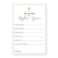 Christian Graduation Prayer Card