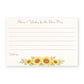 Sunflower Advice Card