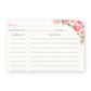 Peonies In Bloom Recipe Card