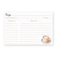 Love is Brewing Recipe Card
