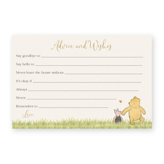 Winnie the Pooh Classic Advice and Wishes Card