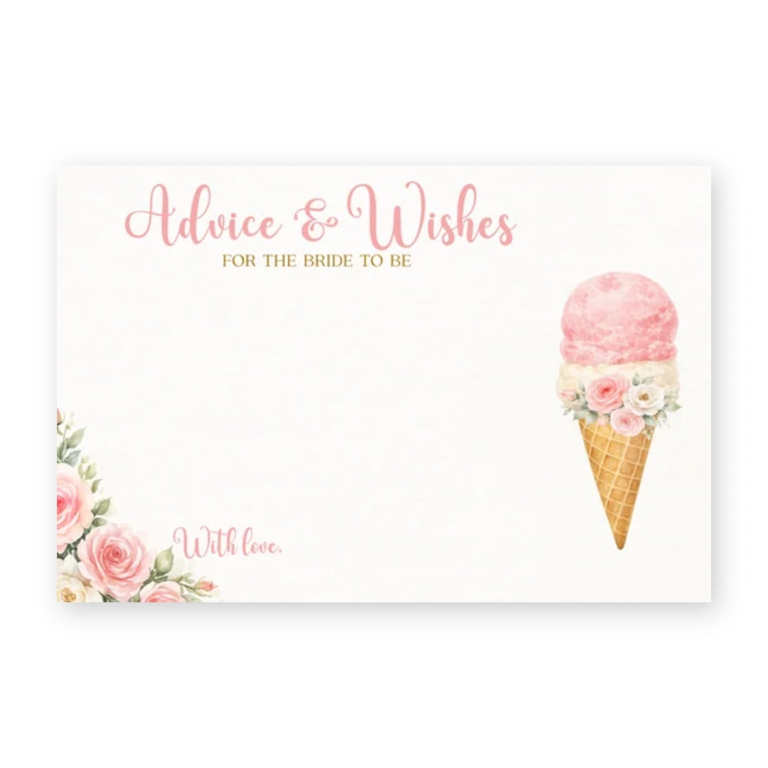 She's Been Scooped Up Advice Card