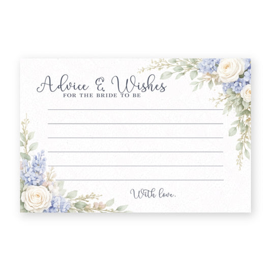 Sage & Blue Blooms Advice Card