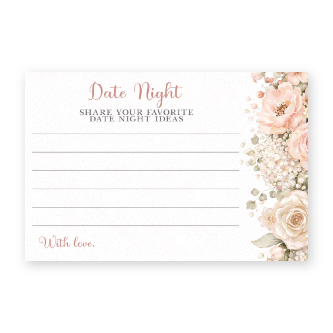 Cascading Florals Date Night Card