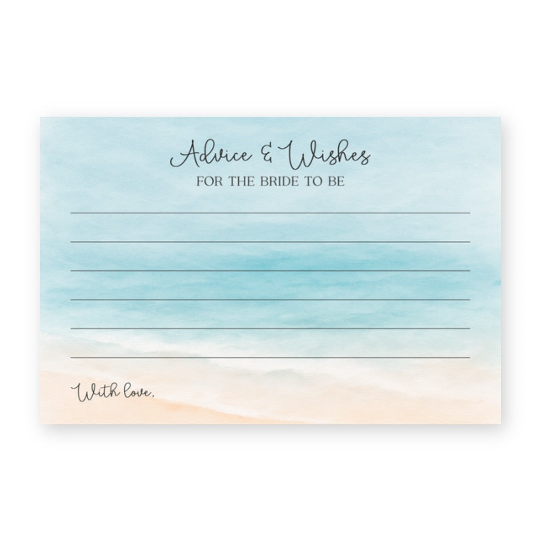 Painted Beach Advice Card