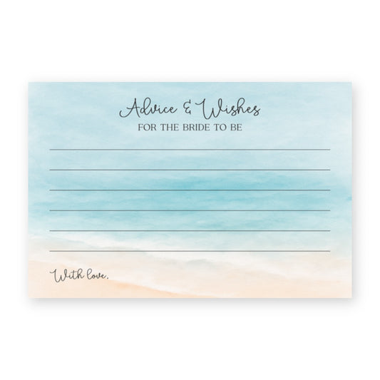 Painted Beach Advice Card