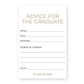 Modern Graduate Advice Card