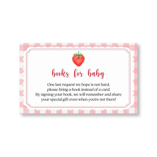 Berry Baby Bring a Book Card