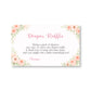 Bunny Baby Diaper Raffle Ticket