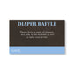 Beer and Diaper Diaper Raffle Ticket
