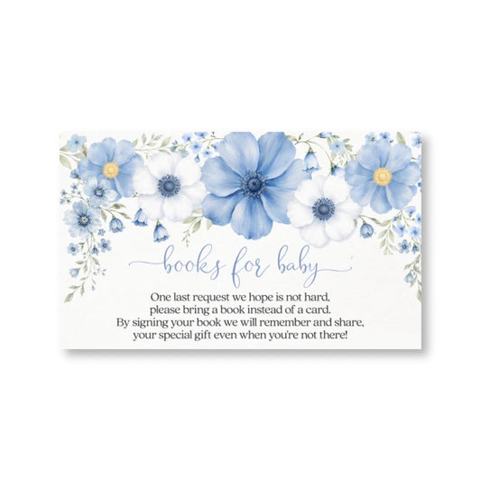 Baby in Bloom Boy Bring a Book Card
