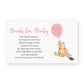 Winnie The Pooh Pink Balloon Bring a Book Card