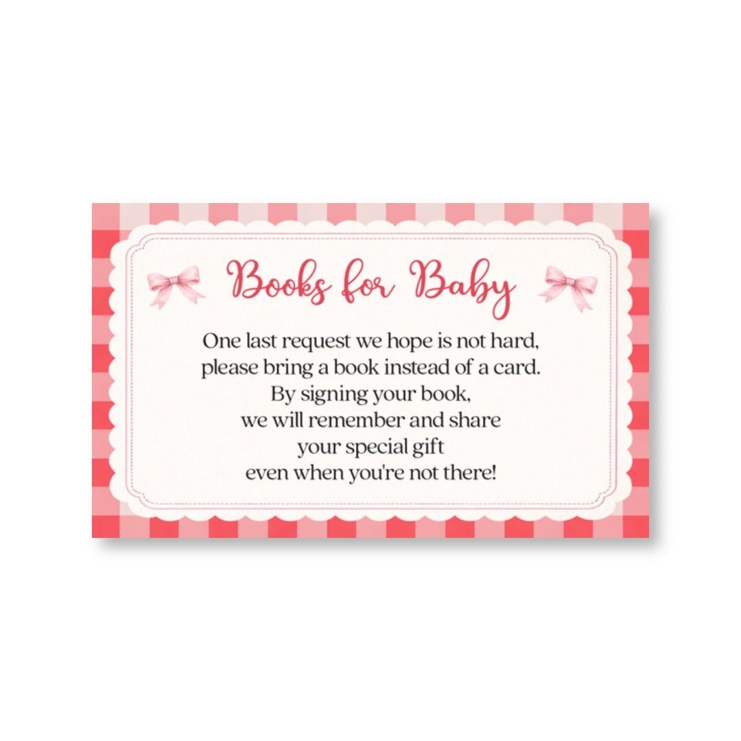 She's Ready to Pop Bring a Book Card
