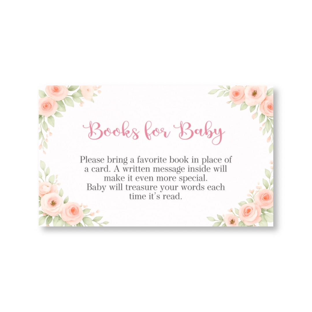 Bunny Baby Bring a Book Card