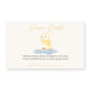 Little Duckling Diaper Raffle Ticket