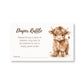 Highland Cow Diaper Raffle Ticket