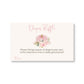Painted Pumpkin Pink Diaper Raffle Ticket