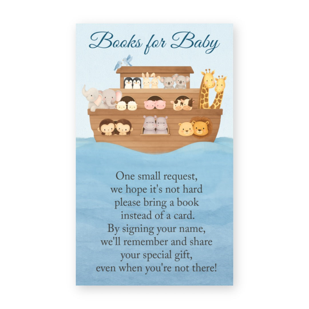 Noah's Ark Bring a Book Card