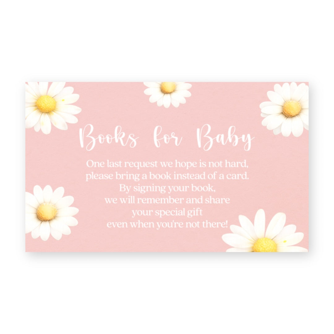 Daisy Baby Bring A Book Card